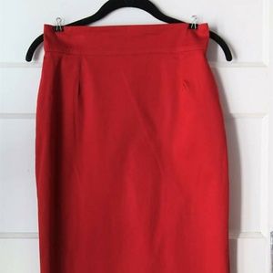 Pinup pencil skirt in cherry red by Pinup Girl Clo